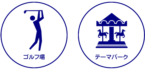 ゴルフ場テーマパーク